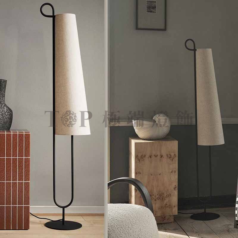 民宿沙发边Ancora落地灯新中式