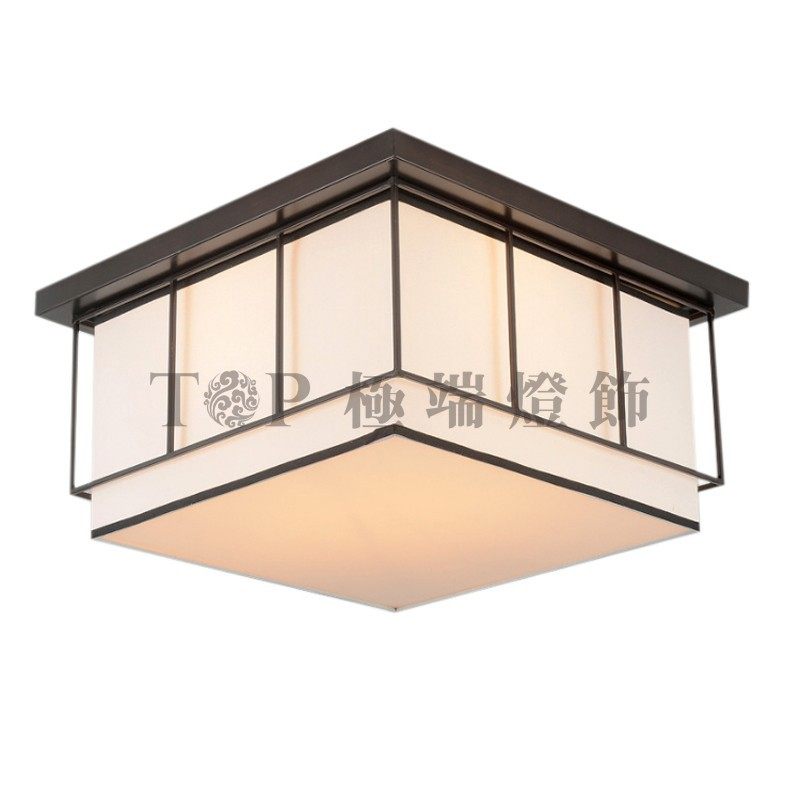 新中式创意简约布艺吸顶灯 卧室书房吸顶灯 酒店工程客厅定制灯具,家装灯饰光源,客厅吸顶灯,淘宝优惠券,粉丝福利购,淘宝优惠卷