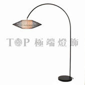 出口设计精品原创现代新中式 大落地灯具 钓鱼落地灯创意复古中日式