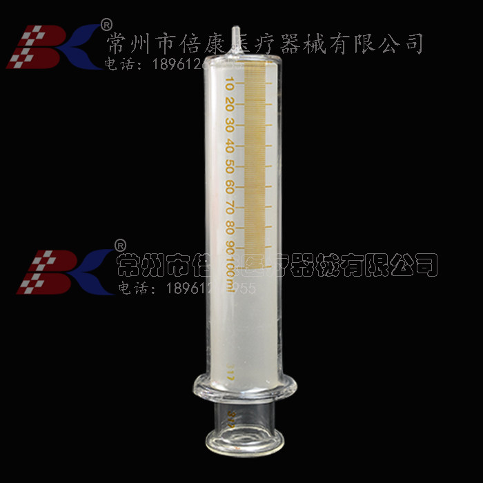 100ml. 定做1ml.刻度线 全玻璃注射器 玻璃针筒 点胶针筒 灌注器