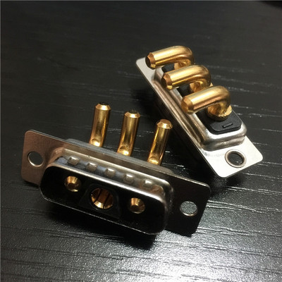 大电流3V3弯脚公头D-SUB连接器