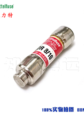KLDR.800TXP 进口力特10*38保险丝管 0.8A 600V 延时熔断器 8/10