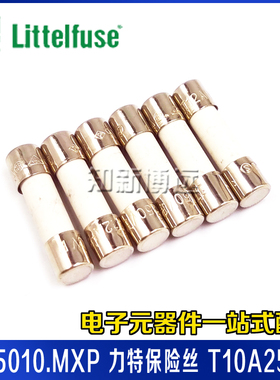 0215010.MXP 力特保险丝 T10A250V 慢断慢熔 5*20 防爆陶瓷保险管