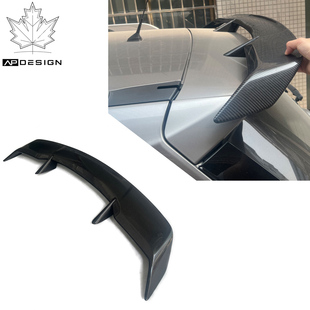 适用于奔驰A级W176升级PAK款 碳纤尾翼顶翼扰流板