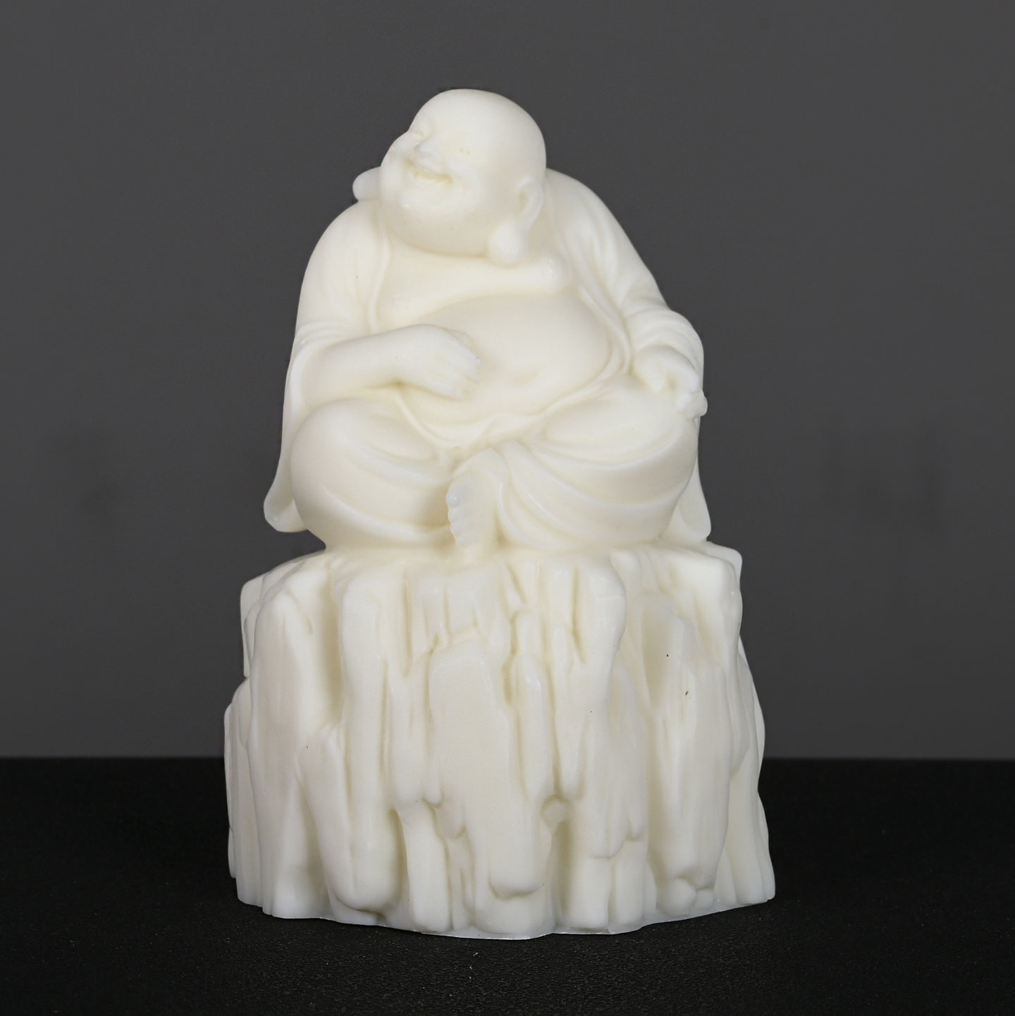 象牙果自在弥勒9cm桌面摆件