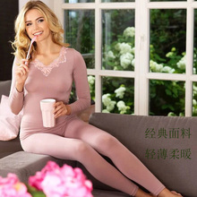 Triumph黛安芬轻薄细软暖衣经典刺绣蕾丝保暖内衣SJ1603T SJ1603B