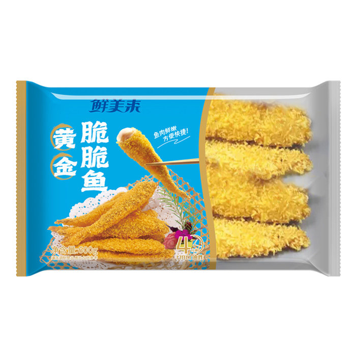 鲜美来黄金脆脆鱼600克油炸小吃火锅食材