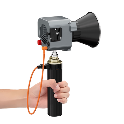 正光H90供电手柄补光灯电池