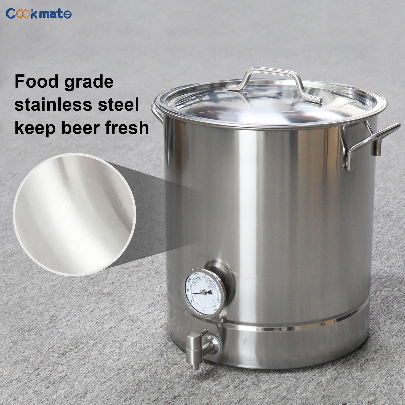 家用汤桶啤酒酿造罐便携式户外储酒罐啤酒发酵罐小型酿酒桶罐