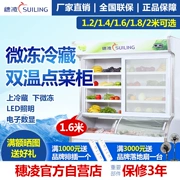 Sui Ling DLCD-16J (tủ a la carte) tủ đông đôi nhiệt độ trên tủ trưng bày vi đông lạnh bảo quản tủ đông thương mại - Tủ đông