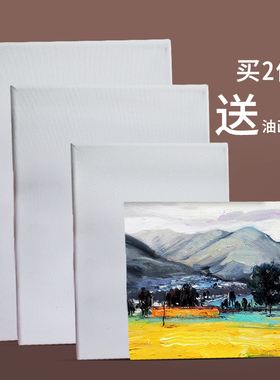 亚麻纯棉油画框画框丙烯颜料