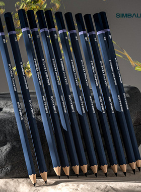 台湾雄狮绘画铅笔4H-10B 速写素描 考试学生 儿童美术书写单色