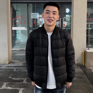 冬季新款棒球服男潮牌修身棉服精神百搭潮流休闲外套网红同款棉袄