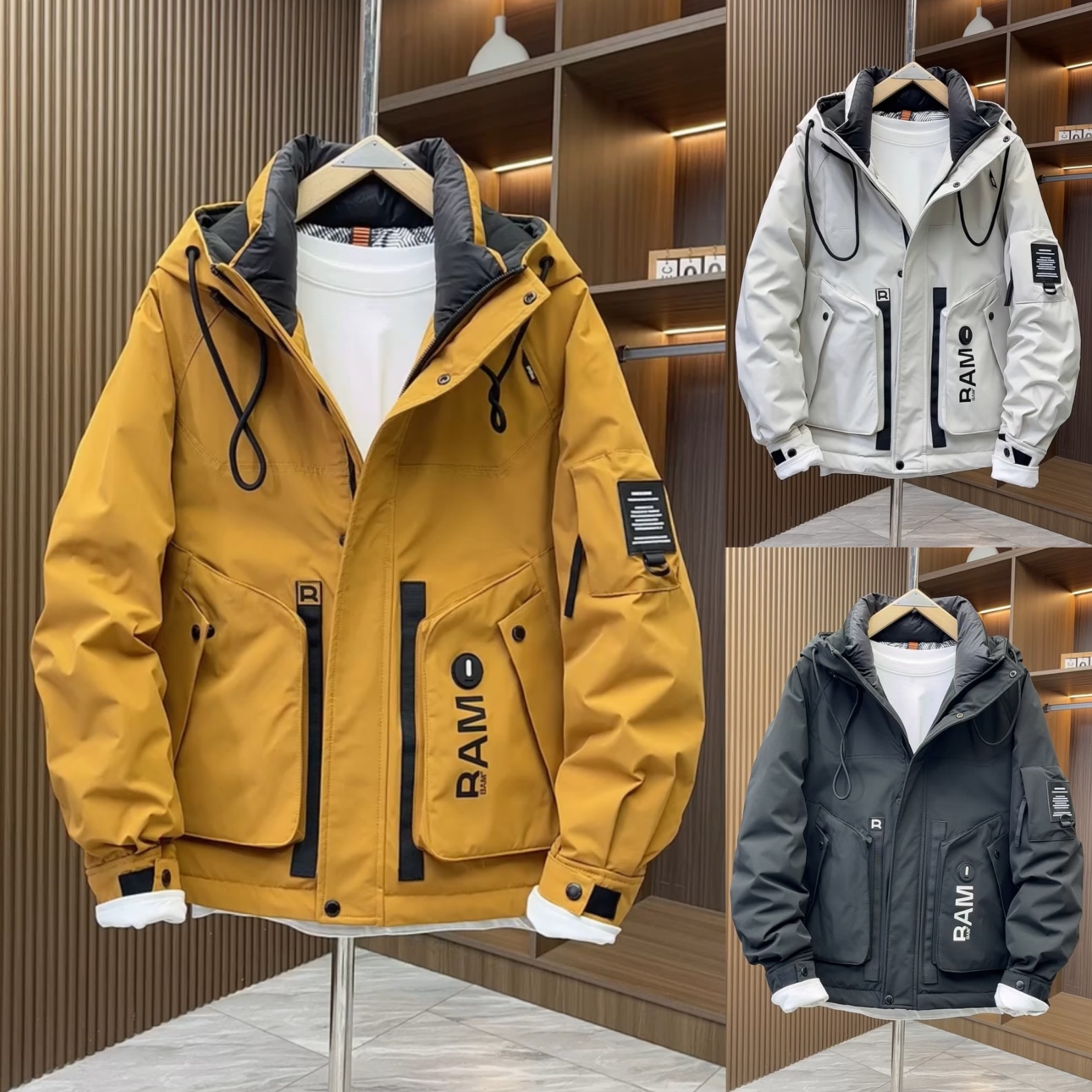 高端羽绒服连帽日常休闲时尚潮牌