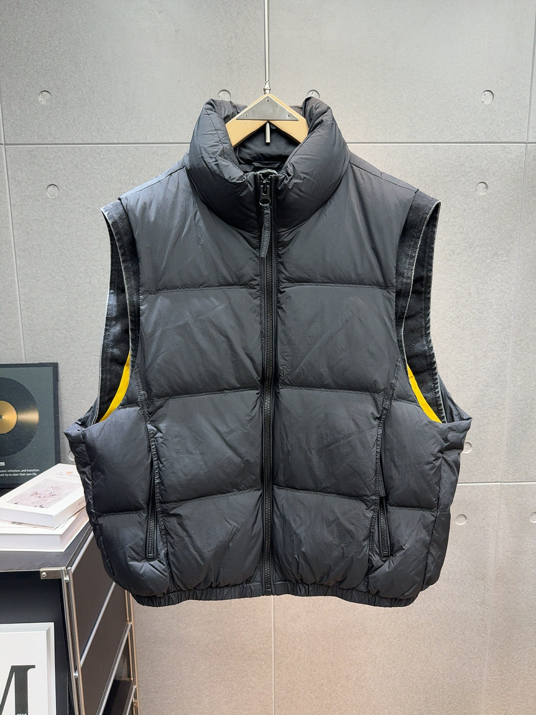 秋冬男士立领保暖羽绒马甲
