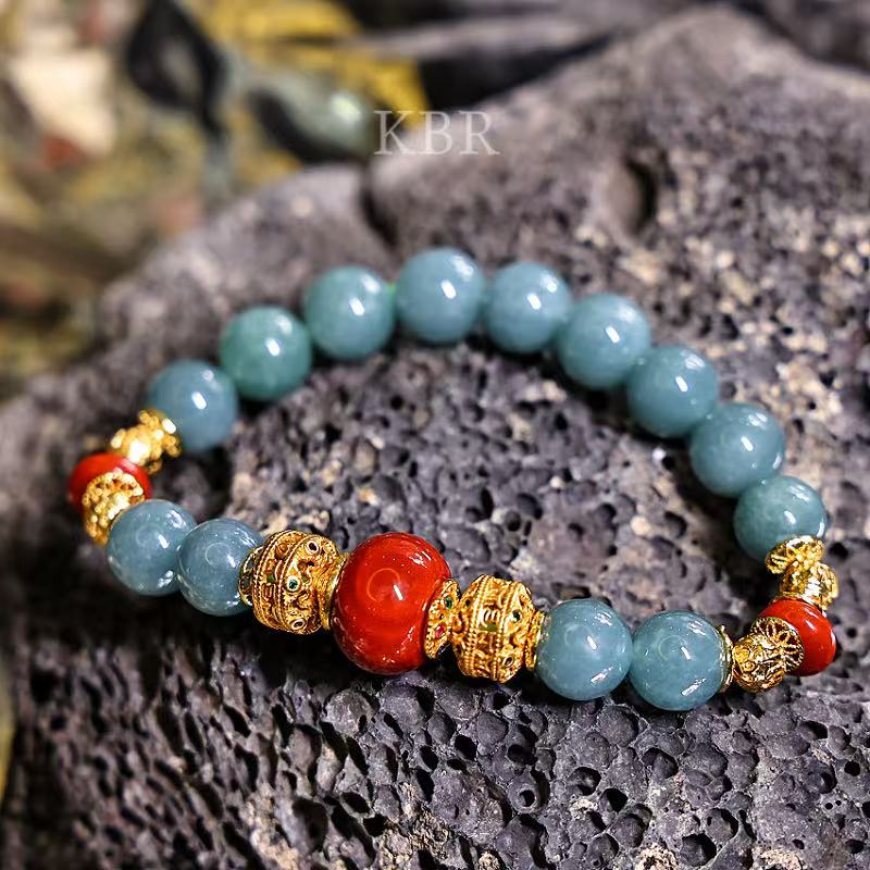 高定设计款天然A货翡翠手串大气简约百搭时尚气质KBR51024004,珠宝/钻石/翡翠,手链/手串,淘宝优惠券,粉丝福利购,淘宝优惠卷