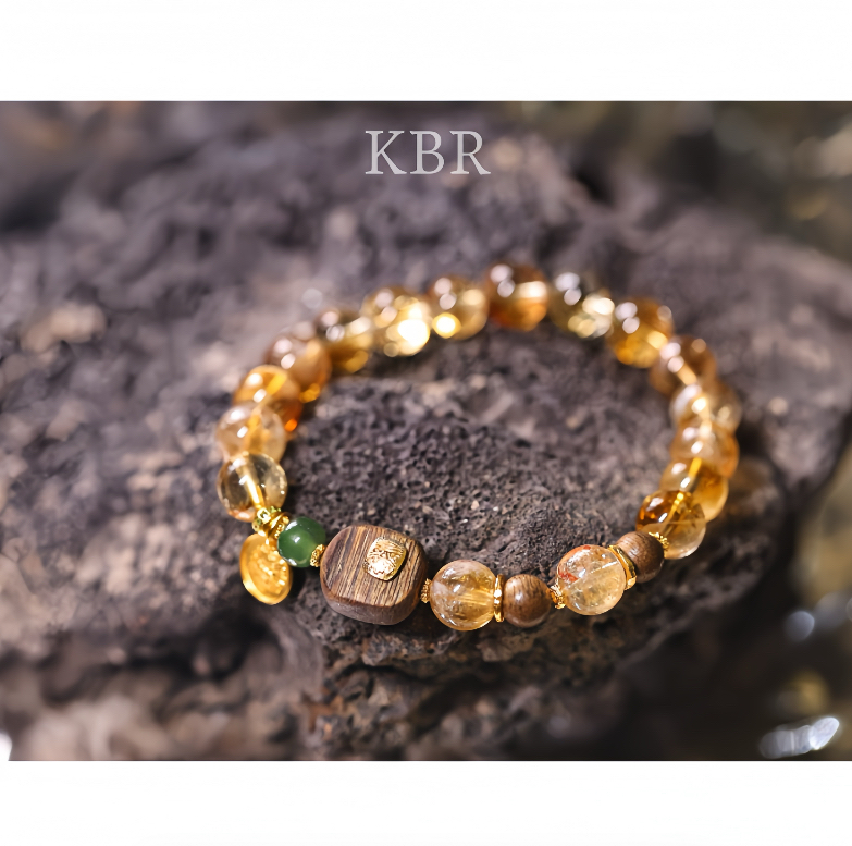 【悟空粉丝专享】原创DIY设计天然水晶简约时尚女款KBR50921004