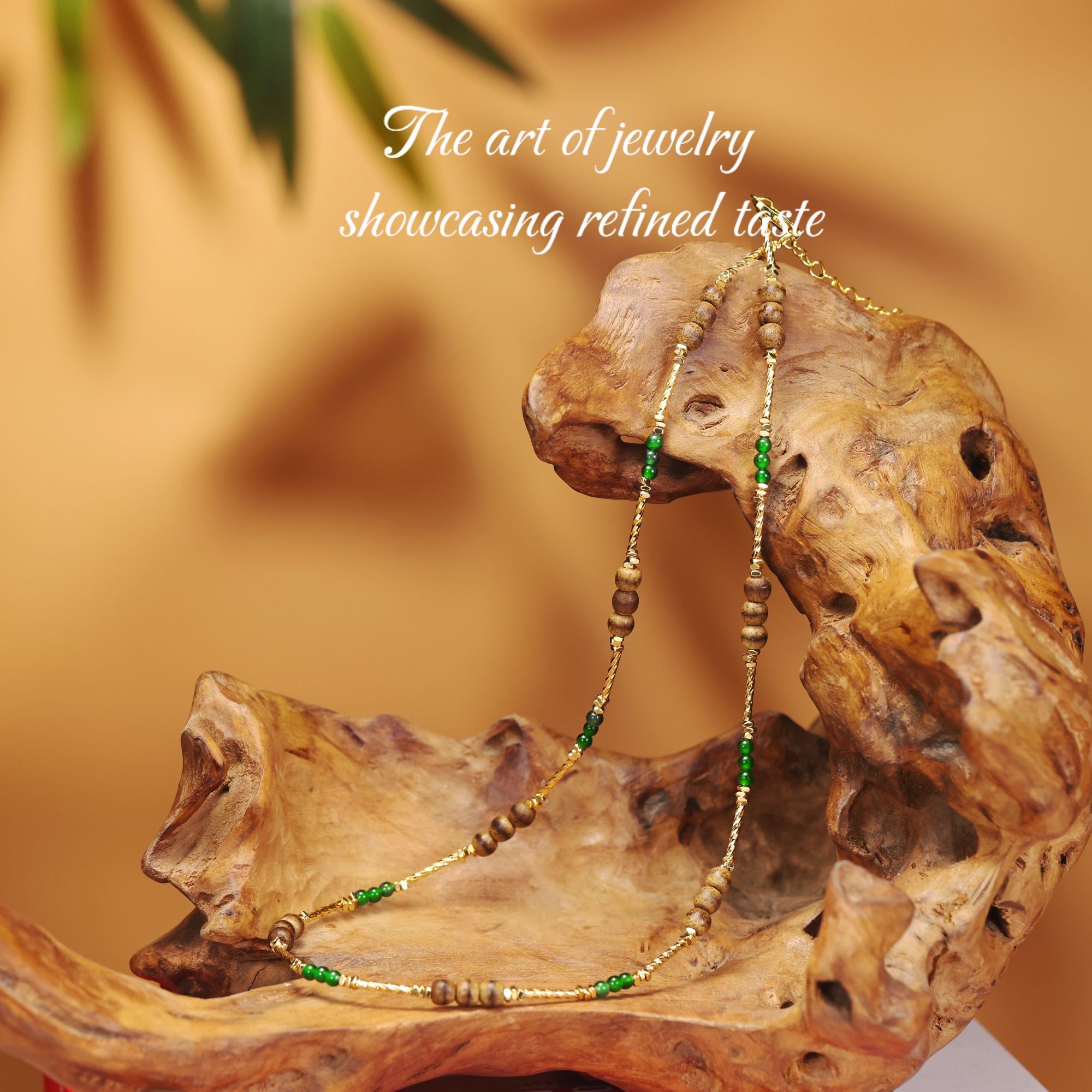 【潇潇生日会专属】高定设计天然A货翡翠DIY沉香项链KBR0418013