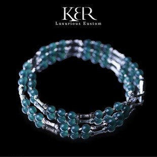 天然A货翡翠项链颈链6M大气KBR0320004 高定设计新款 颖有尽有