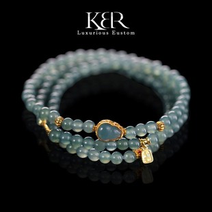 天然A货翡翠葫芦时尚 新款 气质手链情侣KBR1015003 丹丹专享
