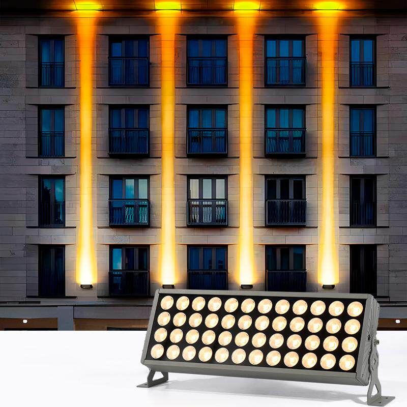 一束光聚光投射灯墙壁酒店外墙亮化强光远射光柱灯led防水投光灯