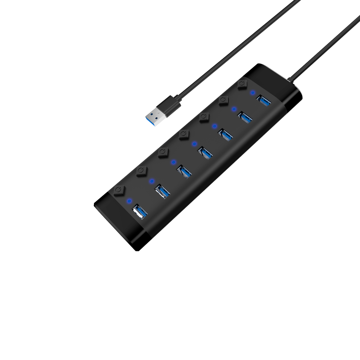 源欣多口USB扩展器HUB一分4高速7四口七口3.02.0USB分线器办公