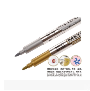 DIY装饰笔宝克MP550 金属笔金色 银色  油漆笔 写黑卡笔  签到笔
