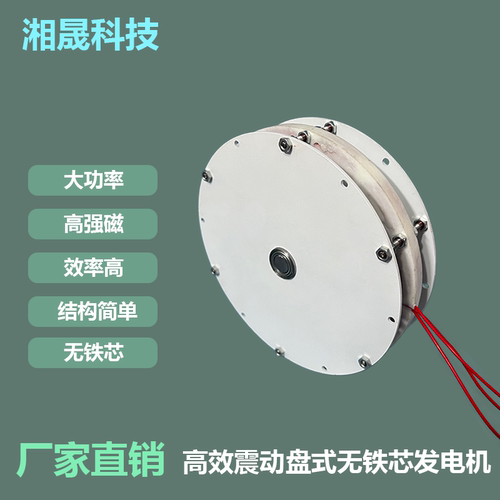 大功率盘式无铁芯发电机