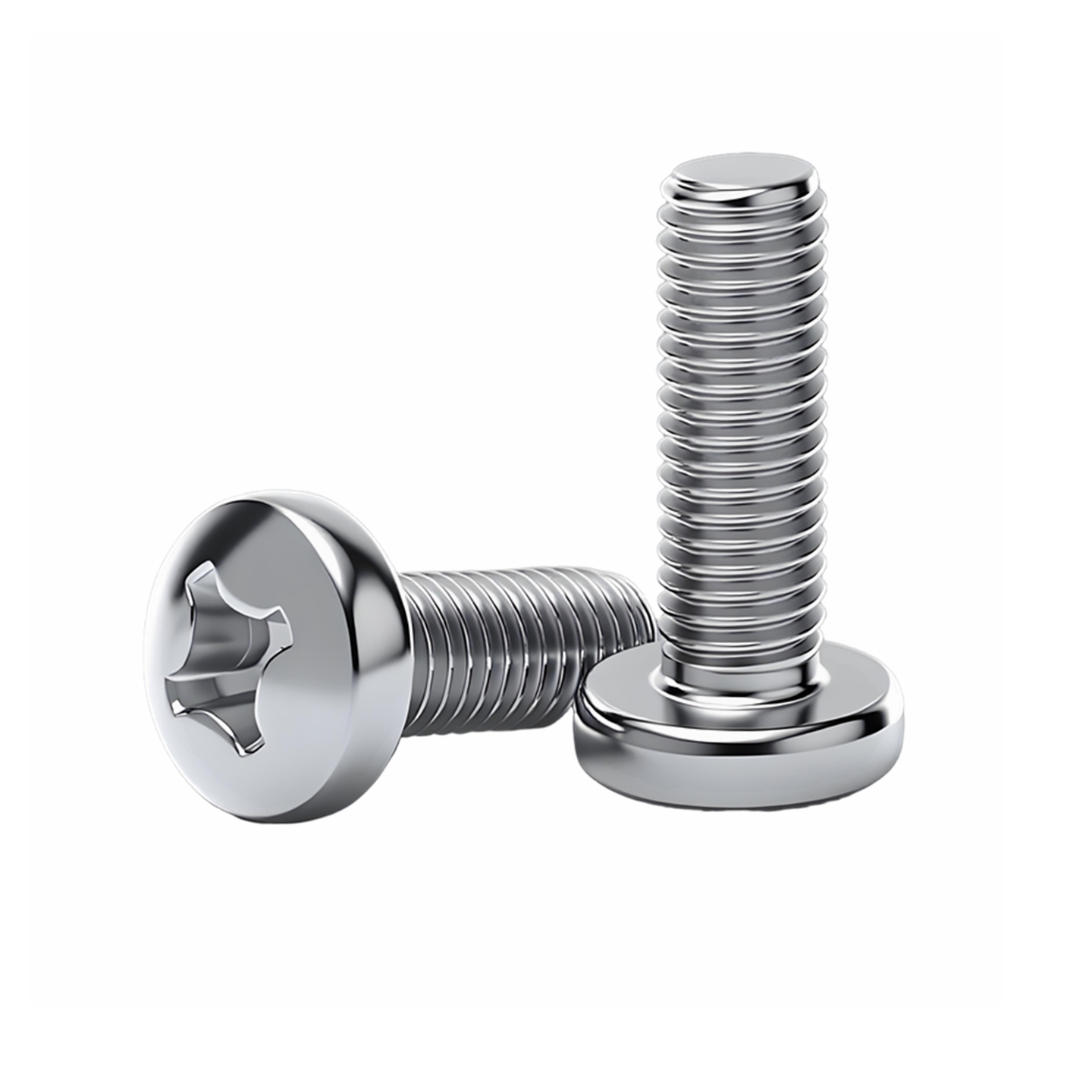 201不锈钢半圆头十字螺丝圆头