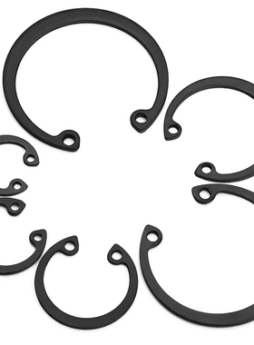 65锰孔用卡簧轴承A型孔用弹性挡圈GB893卡环C型孔卡卡簧内卡8-200