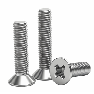 304不锈钢十字沉头螺丝钉平头螺栓机丝电子小螺钉大全M1M3M4M5M12