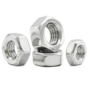 六角螺丝帽M3M4M5M6M8M10M12M14M16 不锈钢201六角螺母 包邮