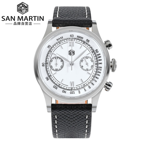 SanMartin复刻正装中性计时腕表