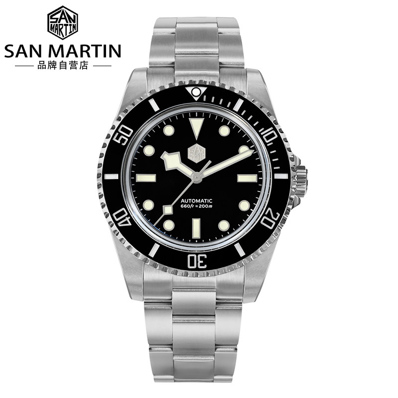 San Martin军魂手表定制潜水表自动机械表防水运动男表SN0006GB-2