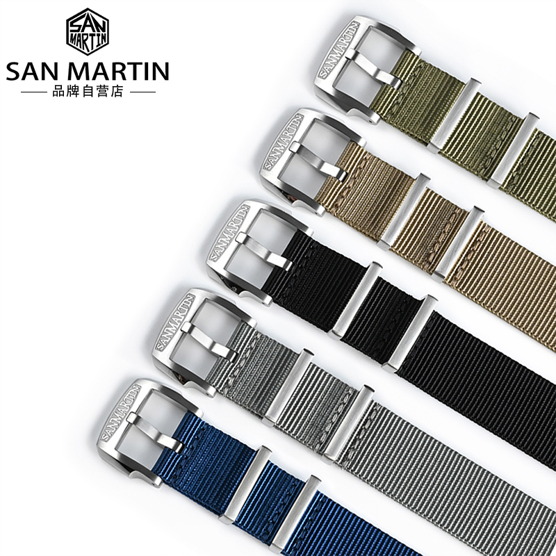 SanMartin适中尼龙表带配件