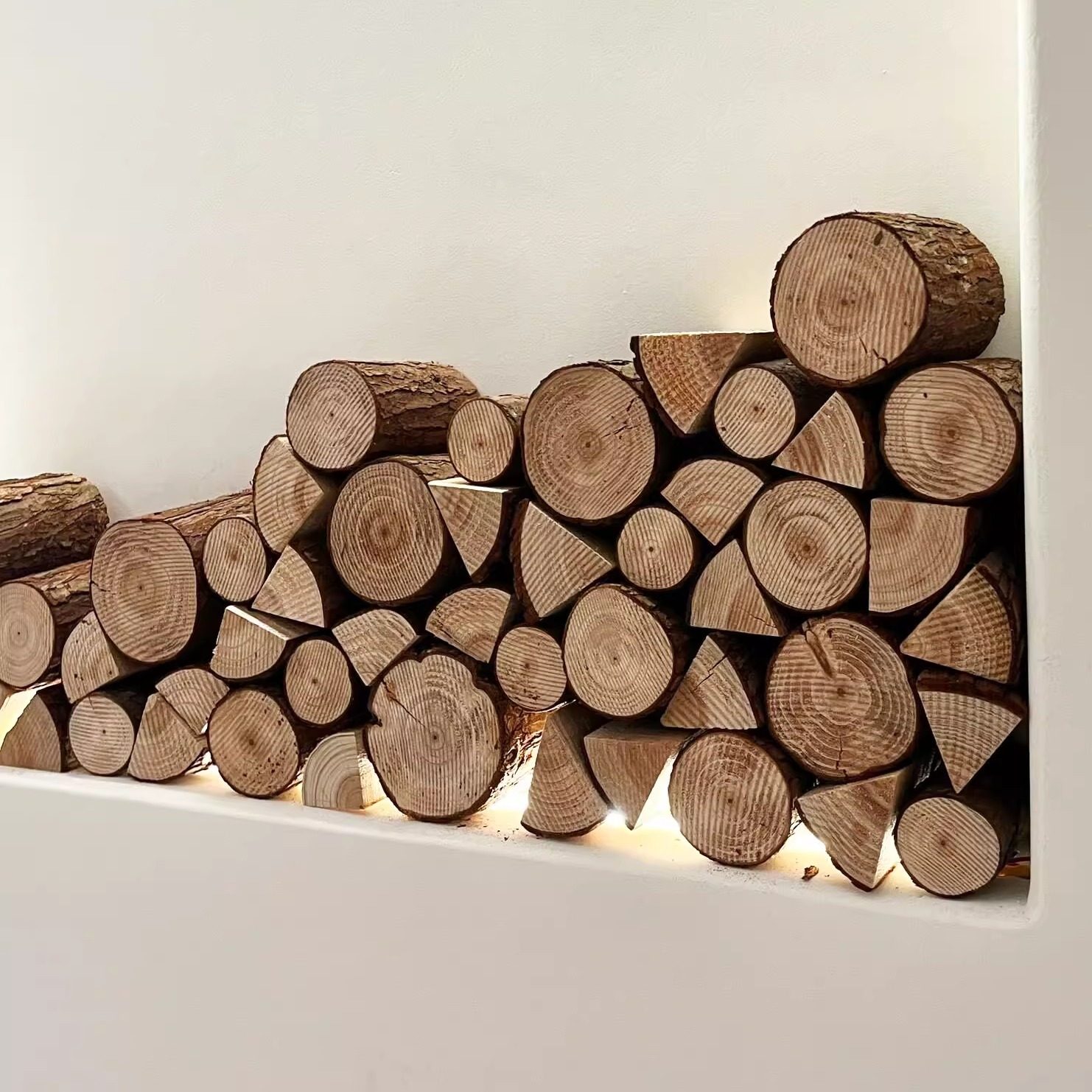 木柴壁炉木材露营取暖篝火原木木头摆件柴背景墙客厅饭店民宿装饰,家居饰品,装饰摆件,淘宝优惠券,粉丝福利购,淘宝优惠卷