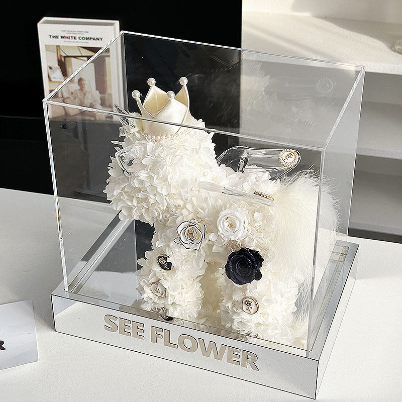 生日礼物送男女友闺蜜永生花独角兽玫瑰蓝牙音箱摆件高级感礼盒