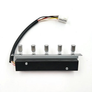 红日抽油烟机配件CXW-218-JXJ130A开关按钮总成久利五键按键开关