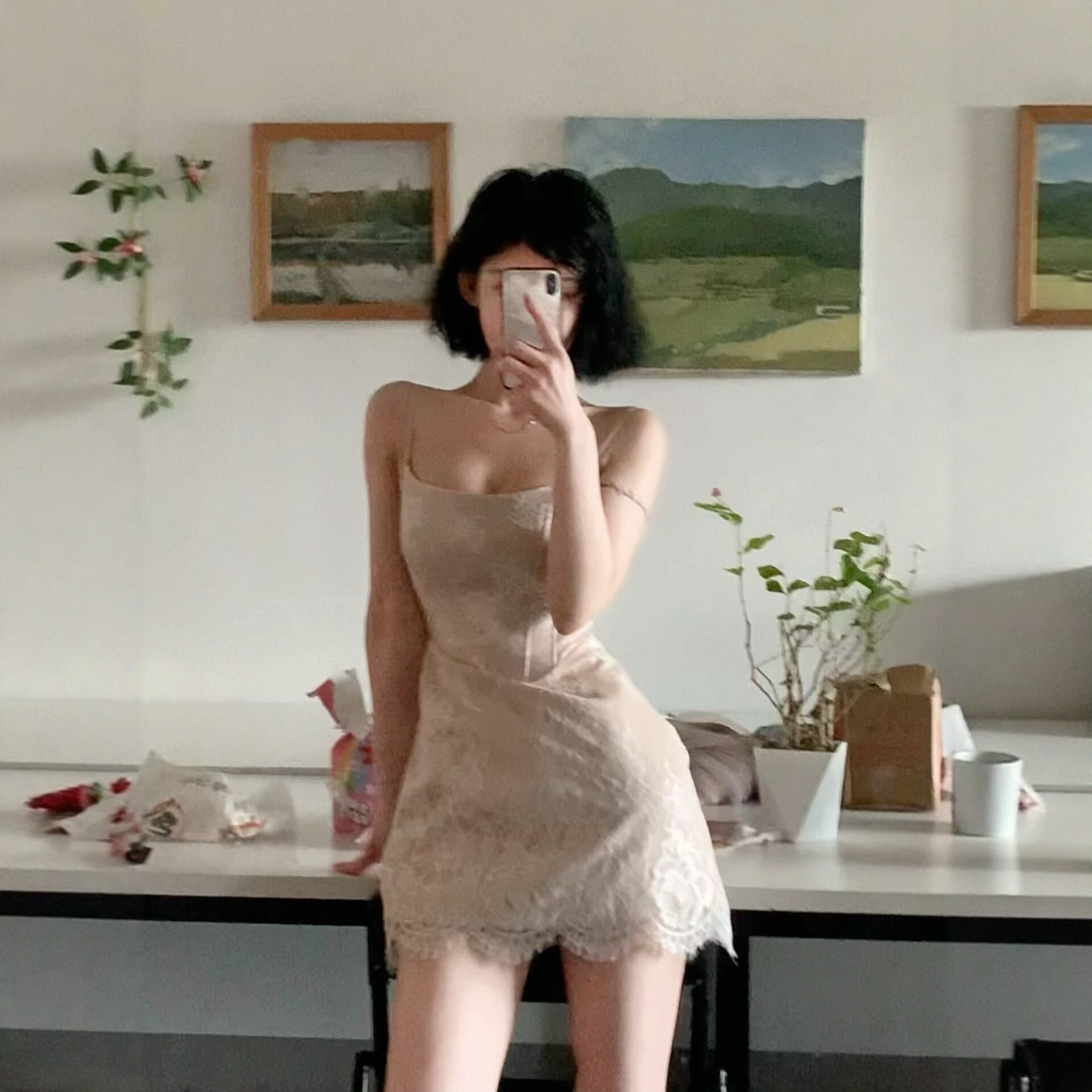 小糊兔的复古纯欲风性感辣妹黑色睫毛蕾丝女吊带背心无袖短裙包臀,女装/女士精品,连衣裙,淘宝优惠券,粉丝福利购,淘宝优惠卷