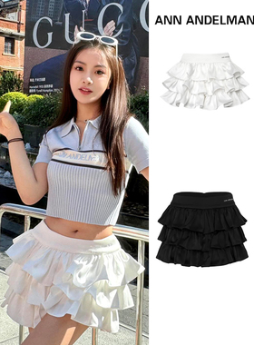 ANN ANDELMAN 芭蕾风蛋糕裙半身裙百褶短裙2024新款夏季