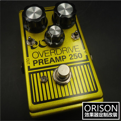 改装版 ORISON MODS DOD PREAMP 250 DELUXE 经典发烧过载效果器