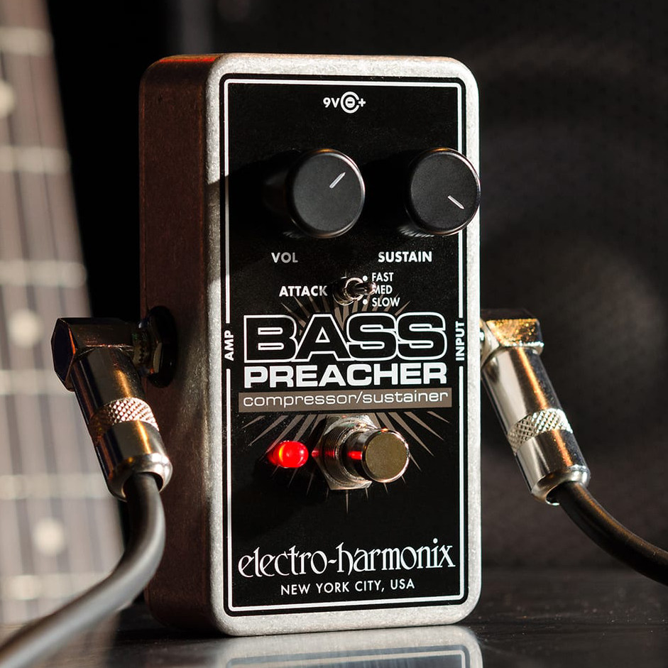 ehx bass preacher compressor sustainer贝斯压缩延音单块效果器