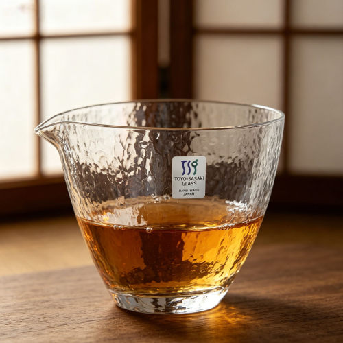 东洋佐佐木锤纹玻璃公道杯270ml