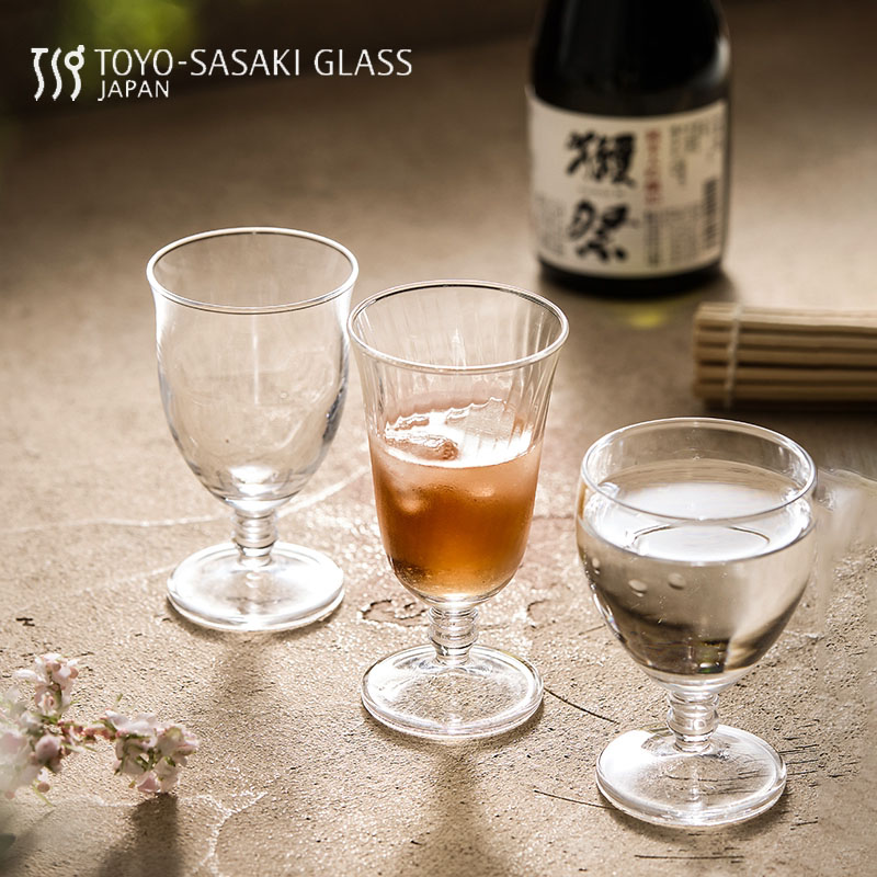 日本进口东洋佐佐木玻璃杯清酒杯