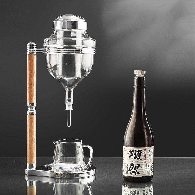 日式冰酒器顶针滴漏分酒器清酒壶快速冰镇醒酒器日料清酒酒具套装