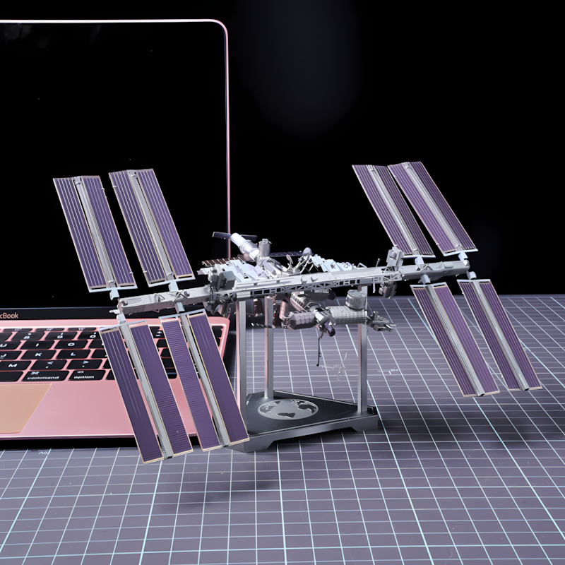 拼装模型金属3D立体航天空间站