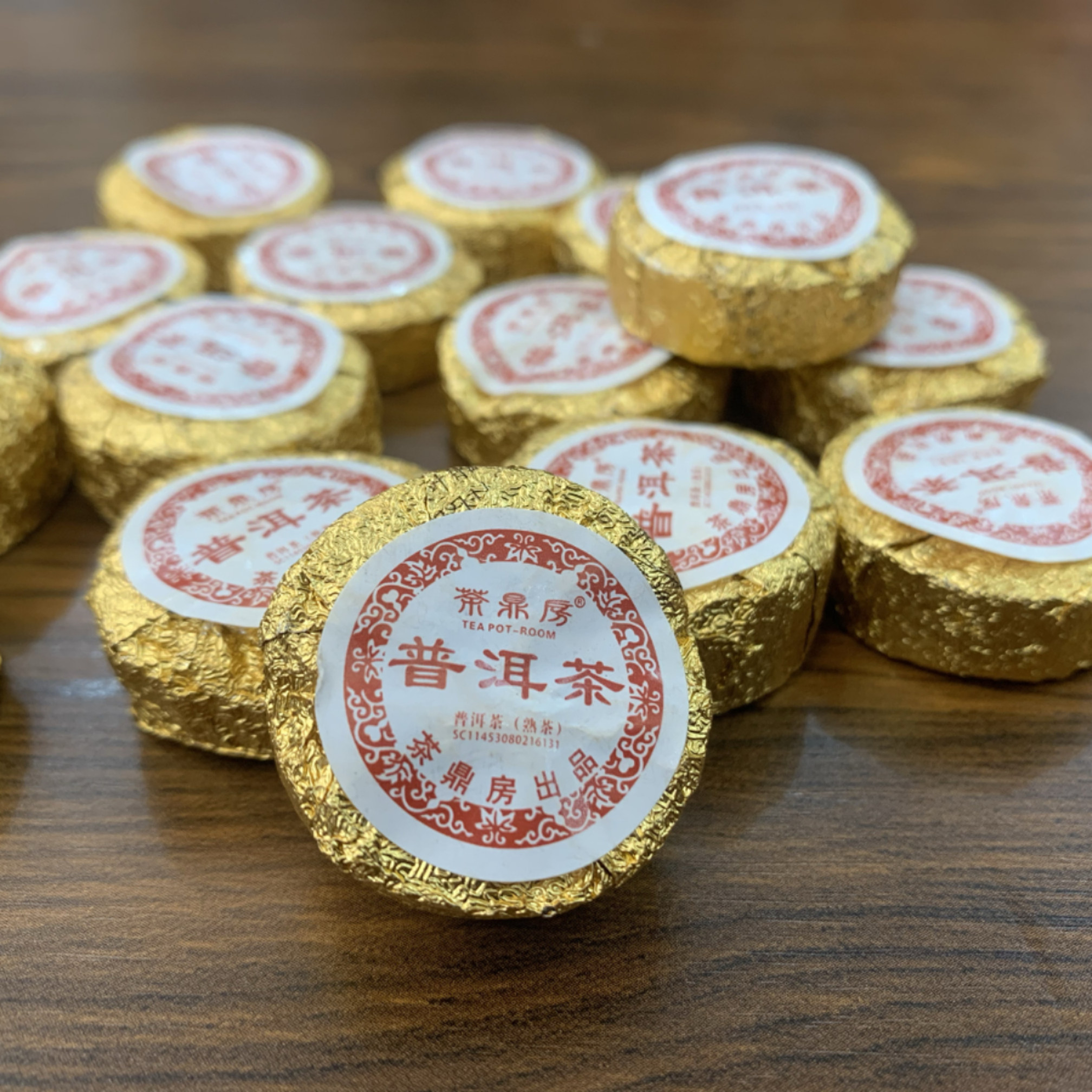 小沱茶珍藏 云南普洱茶熟茶小金币小沱茶500克