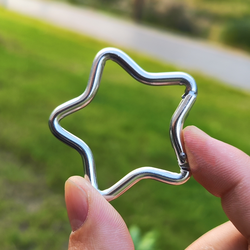 五角星挂件包邮铝合金登山扣