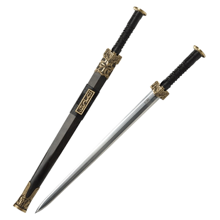 战龙汉剑 八面汉剑 花纹钢汉剑 龙泉沈广隆宝剑 收藏剑 未开刃