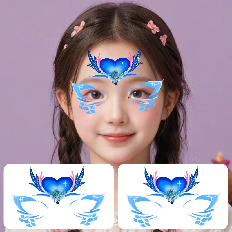 敖润彩绘妆容脸贴纹身贴